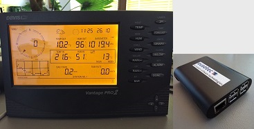 Eusoport Davis Nexus Weather Station Online Data Webserver
